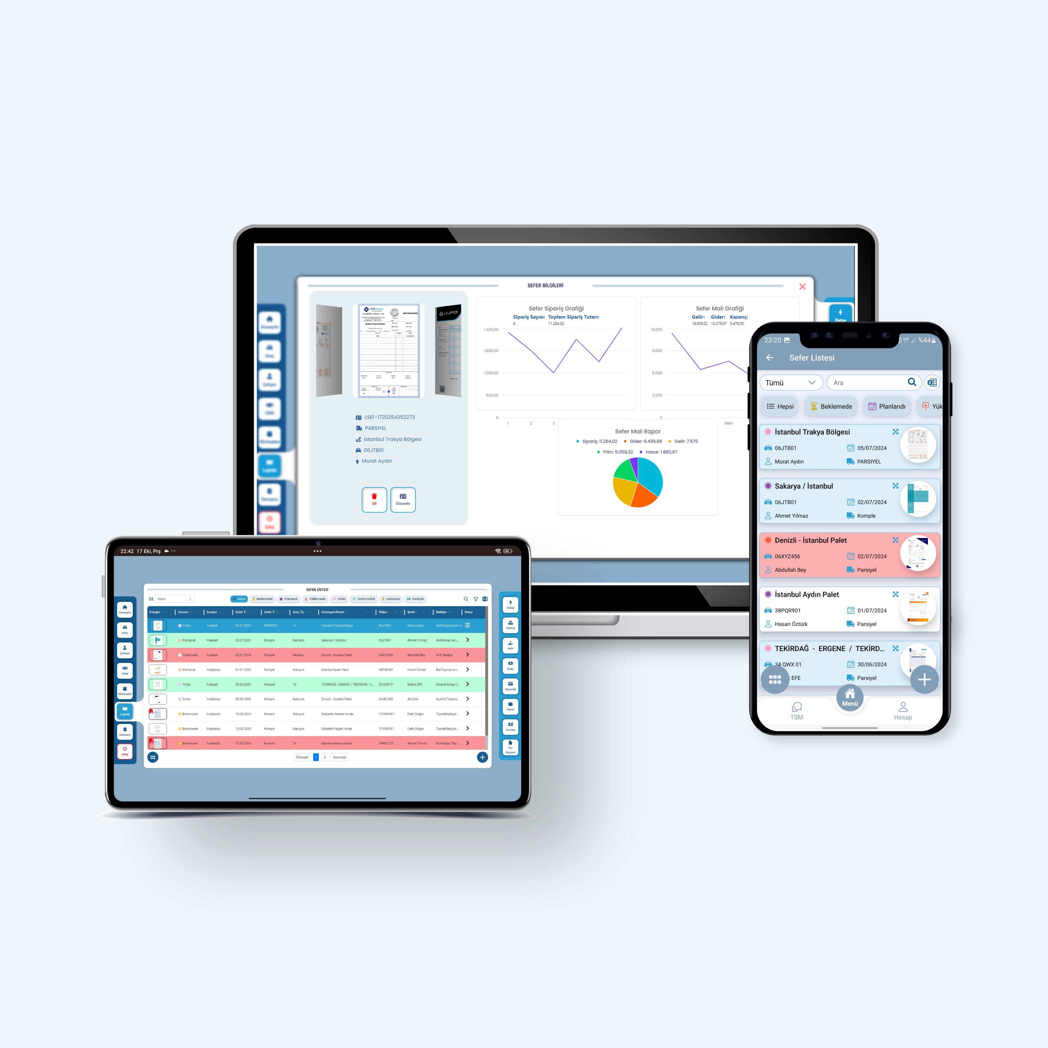 mobil lojistik bulut yazılım